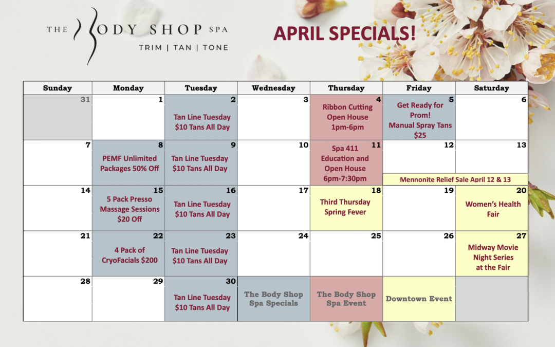 April Specials